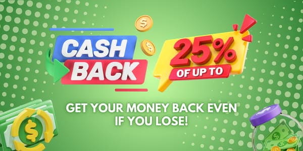 Banner ưu đãi hiển thị trên nền màu sáng